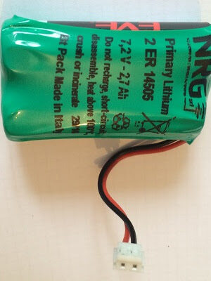 ELMO 2ER14505 BATTERIA AL LITIO 7,2V/2,4AH PER CONDOR E TRIALRF