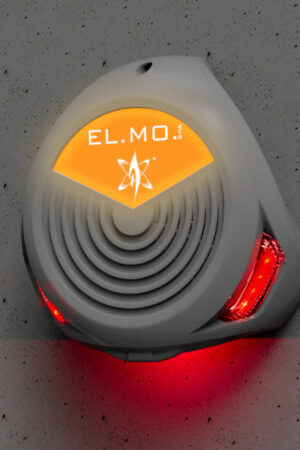 ELMO SA5000 SIRENA DA ESTERNO RS-485 A 2 TROMBE CON LOGO ELMO RETROILLUMINATO - LAMPEGGIANTE LED ARANCIONE