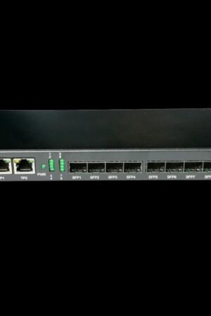 elmo SW07 è uno switch centro-stella industriale con 8 porte fibra e 2 porte Gigabit.