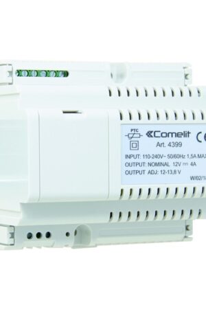 COMELIT 4399 ALIMENTATORE 12VDC 4A MAX INGRESSO 110 - 240VAC