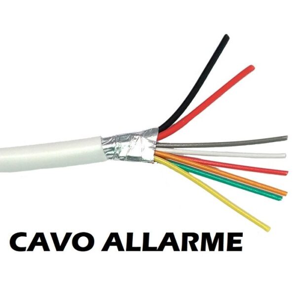 CAVO ALLARME 2X0,50+ 6X0,22 GRADO2 MICROTEK AX22056022